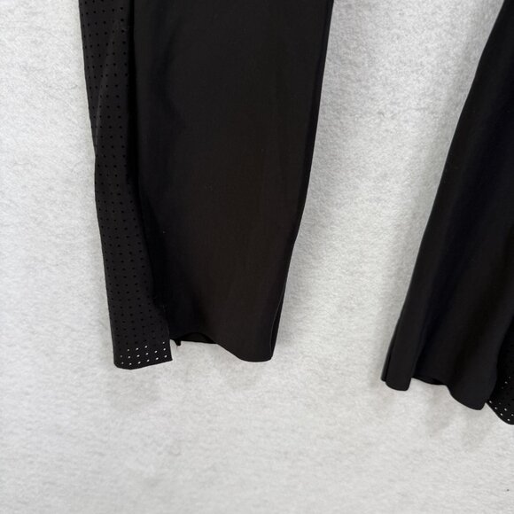Athleta Leggings Womens Large High Rise Perforated Zipper Pockets S405925-00 - Picture 6 of 11